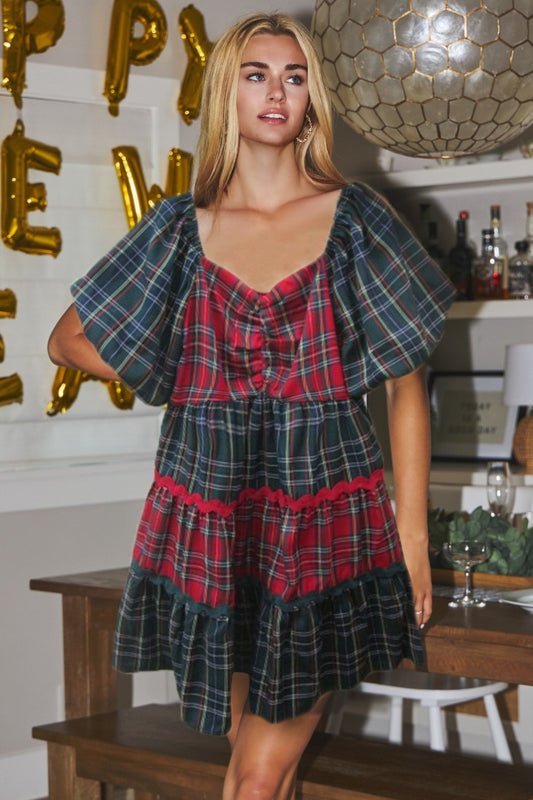 Plaid Dress